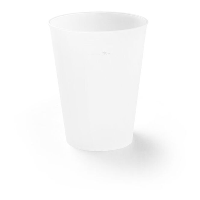 Werbeartikel KANE S. Festivalbecher mit Logodruck – Transparent – 330 ml Trinkgefäß für Events und Gastronomie