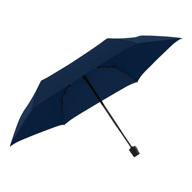 Premium-Werbeartikel Taschenschirm Knirps C.250 Light Duomatic – marineblau – mit Logodruck 240g leicht kompakter Regenschirm