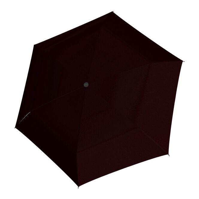 Mitarbeitergeschenk Taschenschirm Knirps AS.050 – schwarz – mit Logodruck 25cm klein 190g leicht kompakter Wetterschutz