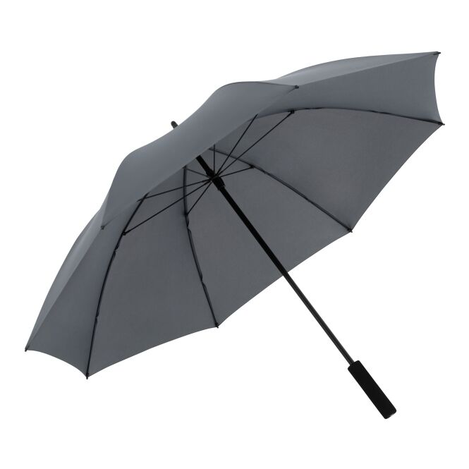 Kundengeschenk Taschenschirm Knirps C.900 – anthrazit – mit Logodruck 122cm Durchmesser windstabil bis 100km/h kompakter Regenschirm für den