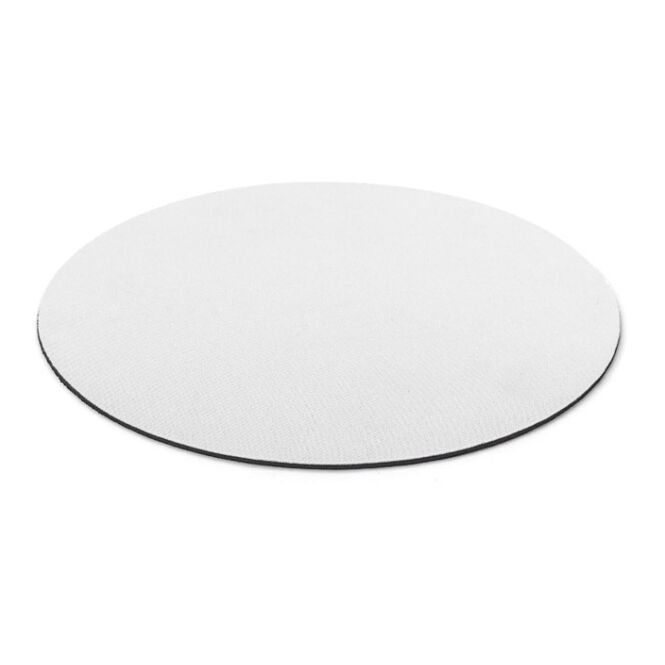 Werbeartikel BLAIR ROUND Mauspad mit Sublimationsdruck – ø200 mm – Weiß – Computerzubehör für Büro und Messen