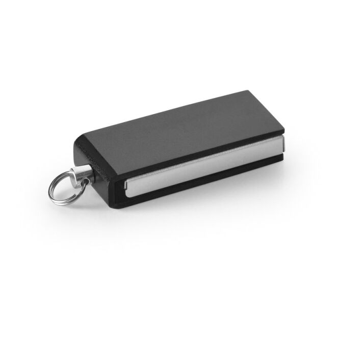 Firmengeschenk USB-Stick SIMON 8 GB – schwarz – lasergraviert 8 GB USB 2.0 33x12x6 mm für die Büroausstattung