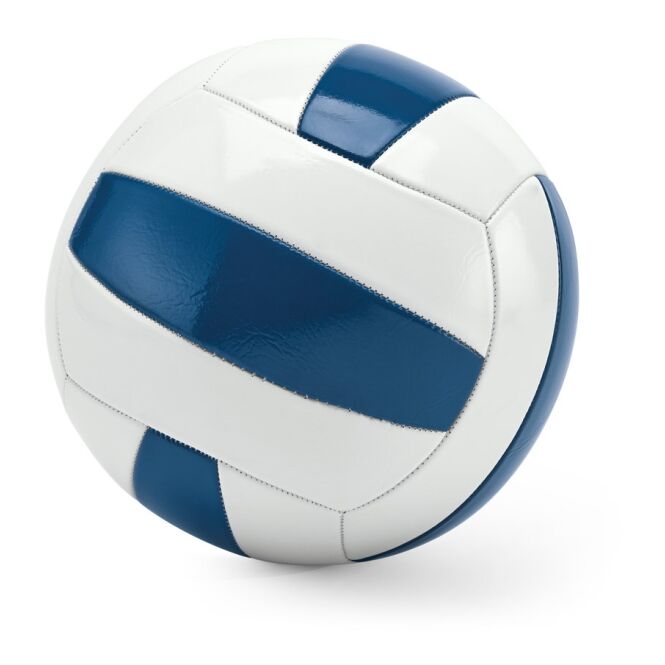 Werbeartikel Volleyball aus PVC mit Logodruck – Blau – Sportgerät für Firmen-Events
