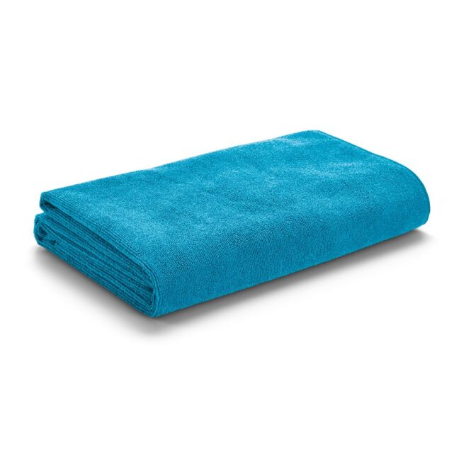 Werbeartikel Strandtuch CALIFORNIA 1500x750mm – hellblau – mit Logo bedruckt für Strand-Promotions