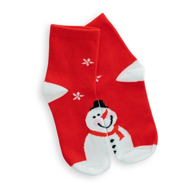 Kundenpräsent STAR Weihnachtsstrümpfe mit Logodruck – Gemischt – festliche Socken für Firmenfeiern