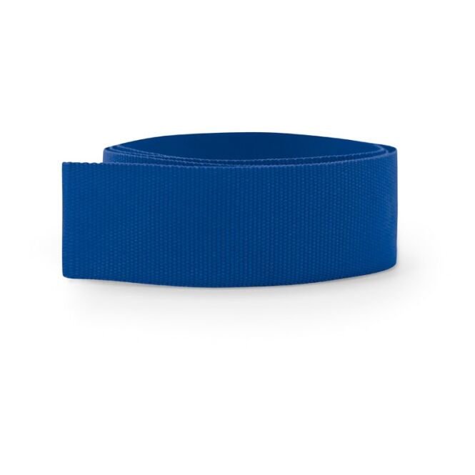 Werbeartikel Hutband BORTUNE – königsblau – mit Logodruck 650 x 24 mm aus 100% Polyester für Events und Promotion