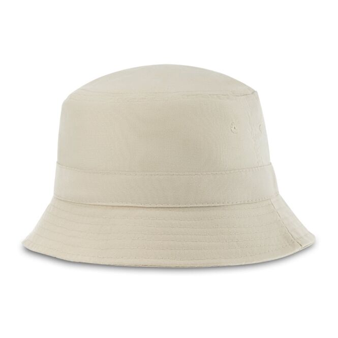 Werbeartikel Eimerhut JOSEPH mit Logodruck – Beige – modische Kopfbedeckung für Firmen und Messen