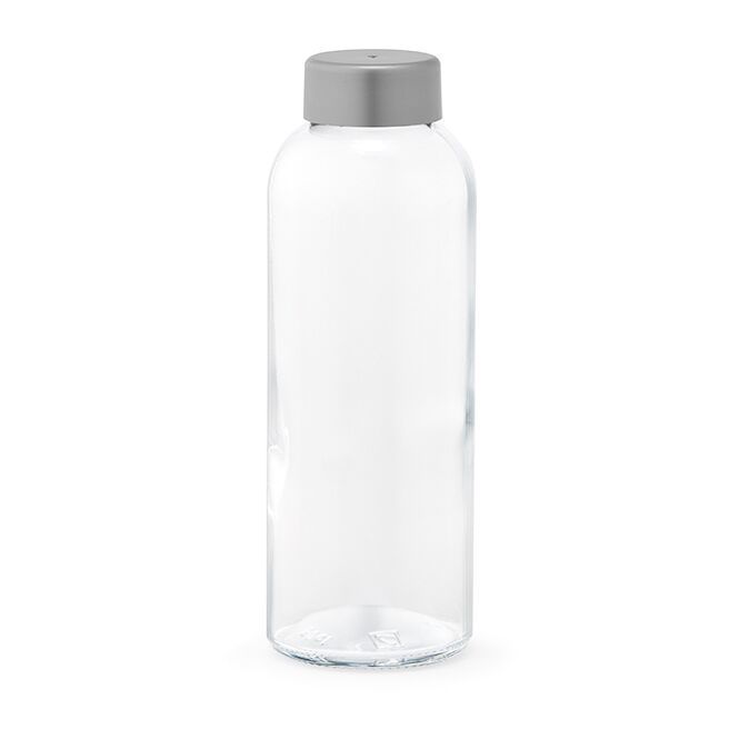 Firmengeschenk Glasflasche 500 ml mit Gravur – Durchsichtig – auslaufsichere Trinkbehälter für Firmen