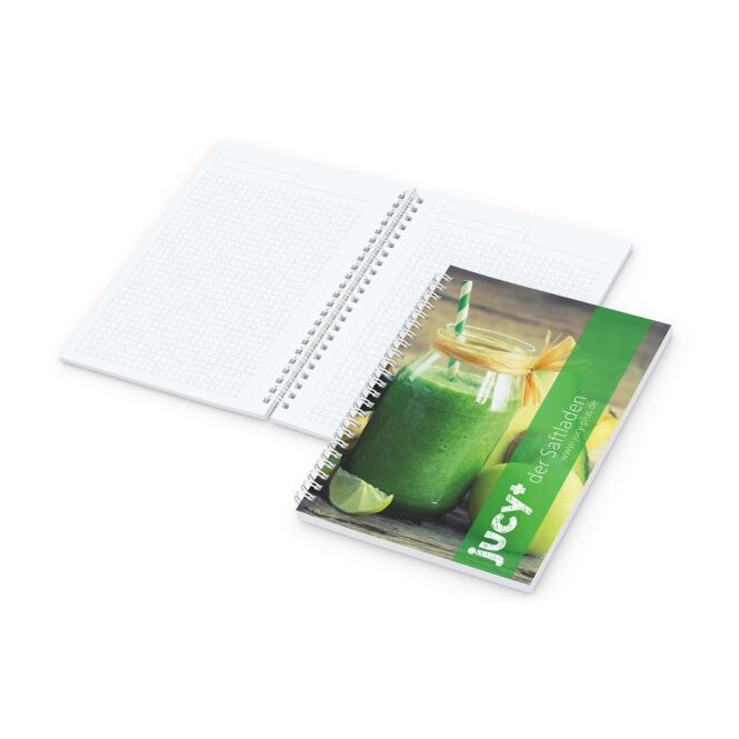 Werbeartikel Notizbuch Meeting-Book – weiß – mit Logo bedruckt DIN A5 für Meetings & Konferenzen