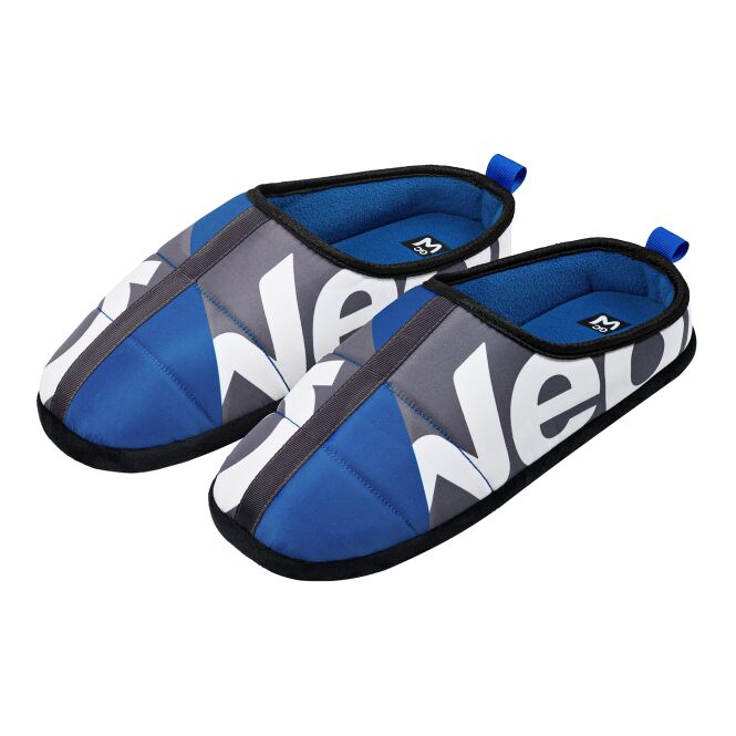 Werbeartikel Hausschuhe Calora Mellow – pms wunschfarbe – mit Logo bedruckt Gr. M bequeme Badeschuhe für Mitarbeiter und Kunden