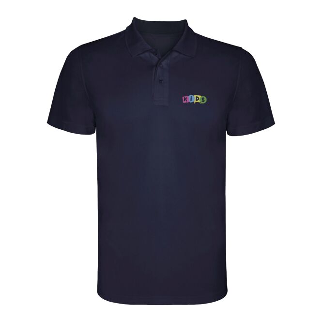 Teamkleidung Poloshirt Monzha Sport – navy blue – mit hochwertigem Stick 48h Express-Druck Gr. 8