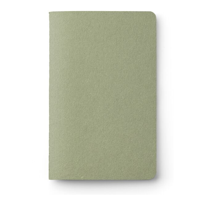 Werbegeschenk Notizbuch mishmash MM01 – limone – mit Logo bedruckt nachhaltig für den Büroalltag
