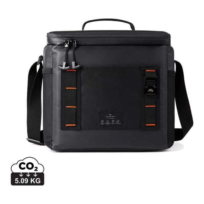 Werbeartikel Nordic Drift Storm Kühltasche 10 Liter mit Logodruck – Schwarz – isolierte Kühltasche für Outdoor & Events