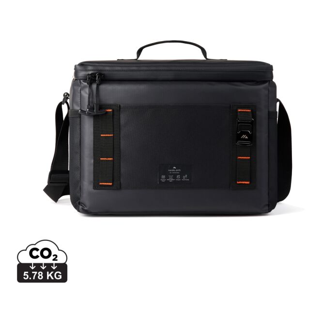 Firmengeschenk Nordic Drift Storm Kühltasche 20 Liter mit Logodruck – Schwarz – isolierte Kühltasche für Outdoor-Events und Firmenausflüge