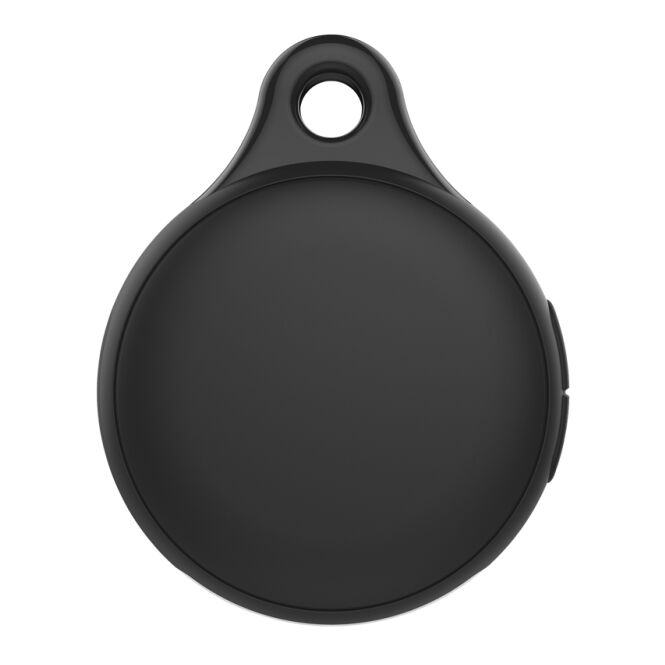 Firmengeschenk Urban Vitamin Aptos Dual-Finder – schwarz – mit Logo bedruckt nachhaltig, USB-C, 100dB, IPX5, für das Mitarbeiter-Onboarding