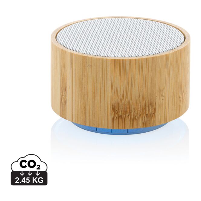 Firmengeschenk Bluetooth Lautsprecher 3W – weiß – mit Logo bedruckt, nachhaltig, 300mAh, für das Homeoffice