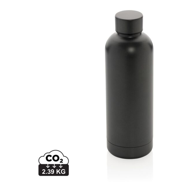 Kundengeschenk Impact Stainless Steel Vakuum-Flasche – grau – mit Gravur 500ml doppelwandig BPA-frei für das Mitarbeiter-Onboarding