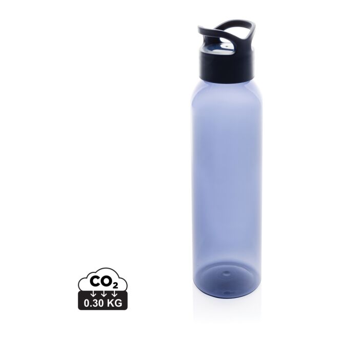Mitarbeitergeschenk Trinkflasche Oasis 650ml – französisch blau – mit individuellem Werbedruck 99% rPET 100% RCS zertifiziert nachhaltiges