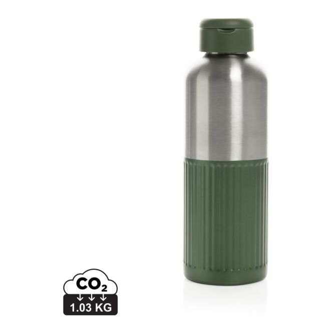 Werbeartikel Wasserflasche Ripple RCS R-Steel – grün – bedruckbar 750ml nachhaltiger Edelstahl auslaufsicher für Sportevents & Turniere
