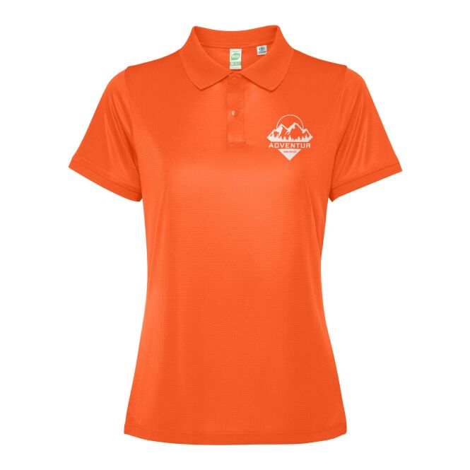 Teamkleidung Poloshirt Tormo – fire orange – mit hochwertigem Stick 48h Express-Druck Gr. 2XL