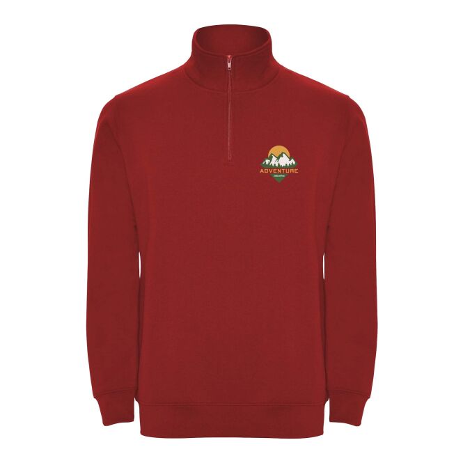 Aneto Pullover mit Viertelreißverschluss