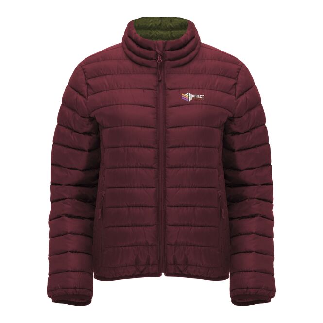 Corporate Fashion isolierte Steppjacke Finland – garnet – mit hochwertigem Stick Gr. 2XL