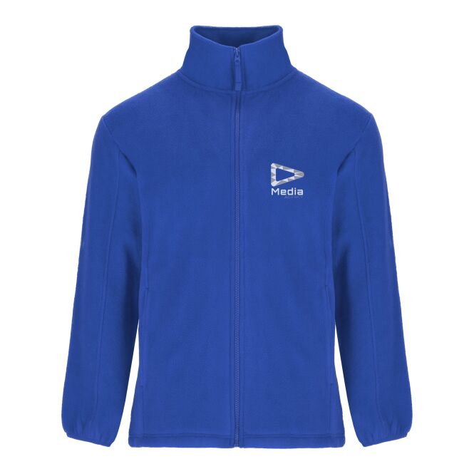 Teamkleidung Artic Fleecejacke Herren – royalblau – mit hochwertigem Stick 48h Express-Druck Gr. XL