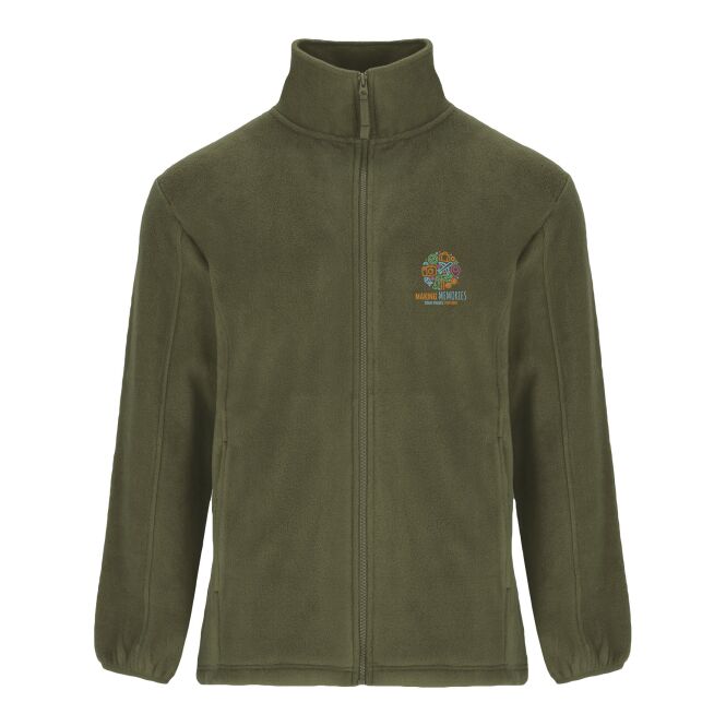 Mitarbeitergeschenk Artic Fleecejacke 3XL mit Express-Bestickung – Pine Green – warme Funktionskleidung für Unternehmen