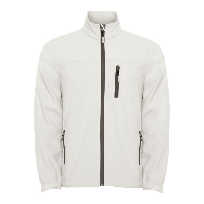 Corporate Fashion Antartida Softshelljacke – pearl white – mit hochwertigem Stick 48h Express-Druck Gr. M