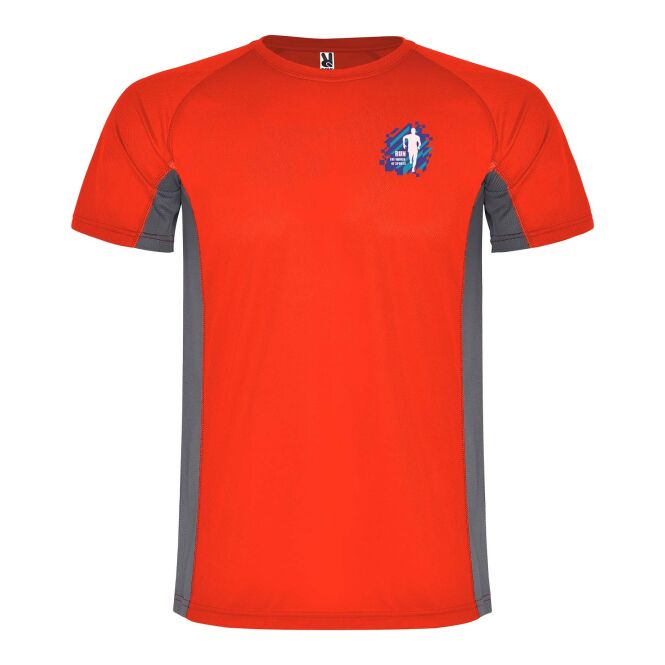 Teamkleidung Sport-T-Shirt Shanghai – rot – bedruckbar 48h Express-Druck Gr. M