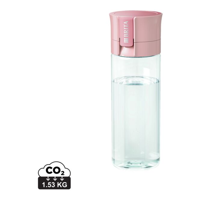 Werbeartikel BRITA VITAL Trinkflasche – rosa – mit Logo bedruckt 600ml bpa-frei nachhaltig für Sportevents & Turniere