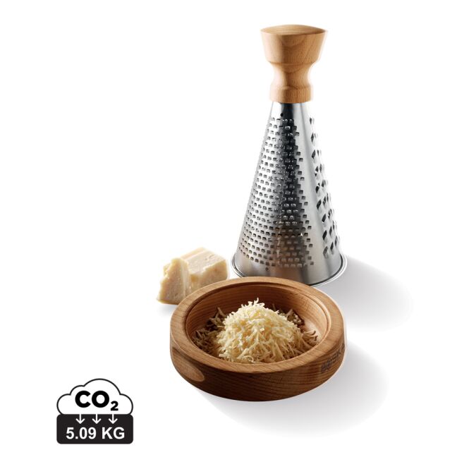 Firmengeschenk BOSKA Tischreibe Oslo mit Gravur – Stahl-braun – hochwertiges Küchenutensil für Gastronomie und Büro