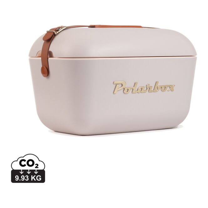 Werbeartikel Polarbox Original Large 20L Vintage Kühlbox – rosa – mit Logo bedruckt 20 Liter isolierte Cooler Bag für Firmen-Events