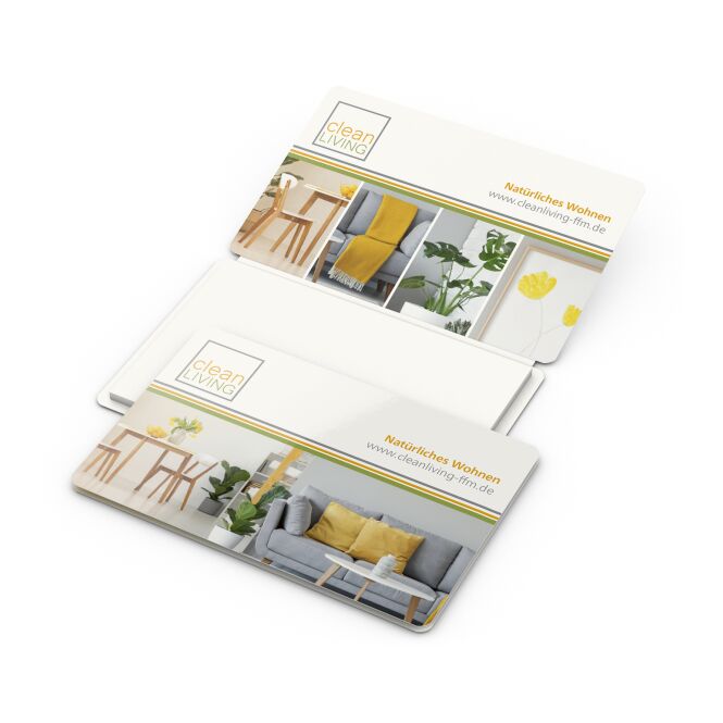 Werbeartikel Multi-Card Haftnotizen mit Logo bedruckt 72x50 mm Recyclingpapier – Nachhaltiges Notizset für Büro und Marketingaktionen