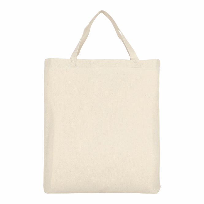 Werbeartikel Baumwolltasche Classic mit Logodruck – Beige – nachhaltige Stofftasche aus OEKO-TEX Baumwolle für Messen und Firmenevents