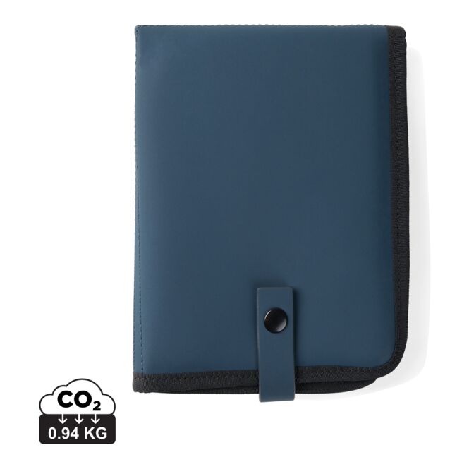Kundengeschenk VINGA Baltimore Sitzkissen – navy blau – mit hochwertigem Stick nachhaltig für das Sommerfest und Messen
