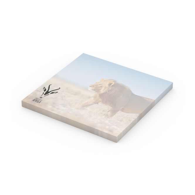Werbegeschenk Haftnotizblock Basic 50 Blatt – weiß – individuell bedruckt 72 x 72 mm für die Büroausstattung