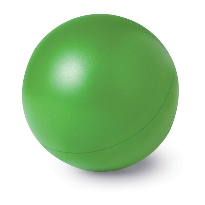 Werbeartikel Antistressball – grün – mit Logo bedruckt für den Büroalltag