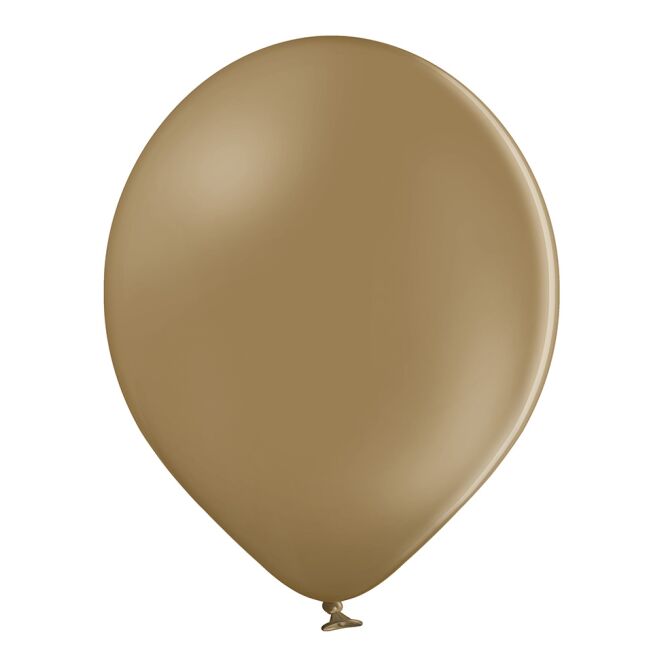 Werbeartikel Luftballon 80/90 cm – hellbraun – mit Logo bedruckt für Messen & Promotion