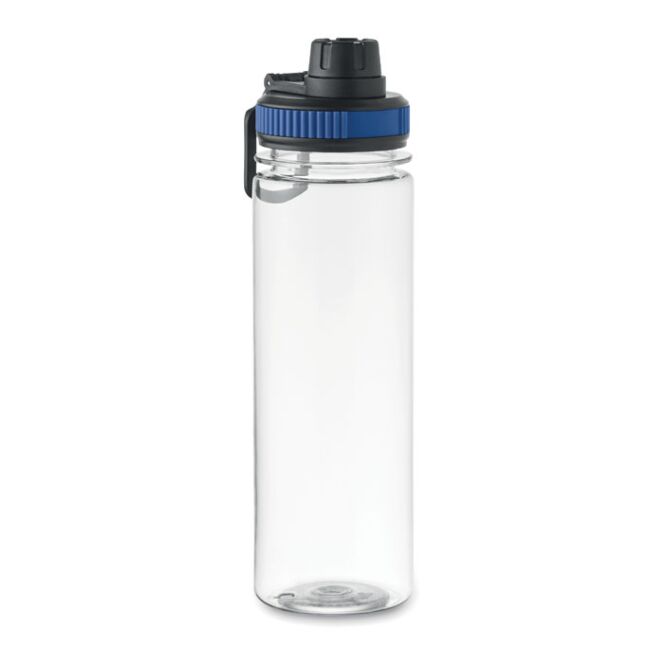 Werbeartikel Trinkflasche RPET 750 ml mit Logodruck – Blau – nachhaltige Trinkgefäße für Unternehmen und Büro