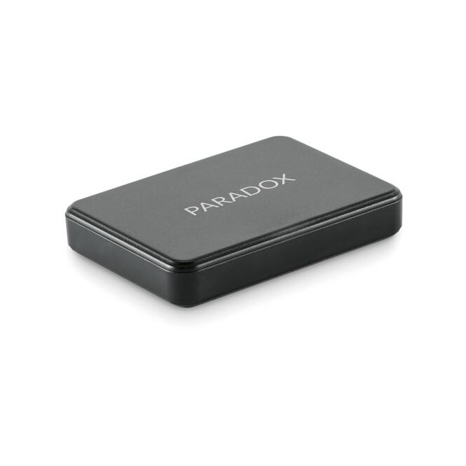 Werbeartikel Powerbank 5000 mAh mit Logodruck – 20W Schnellladefunktion – Schwarz – Mobiler Akku für Business und Büro