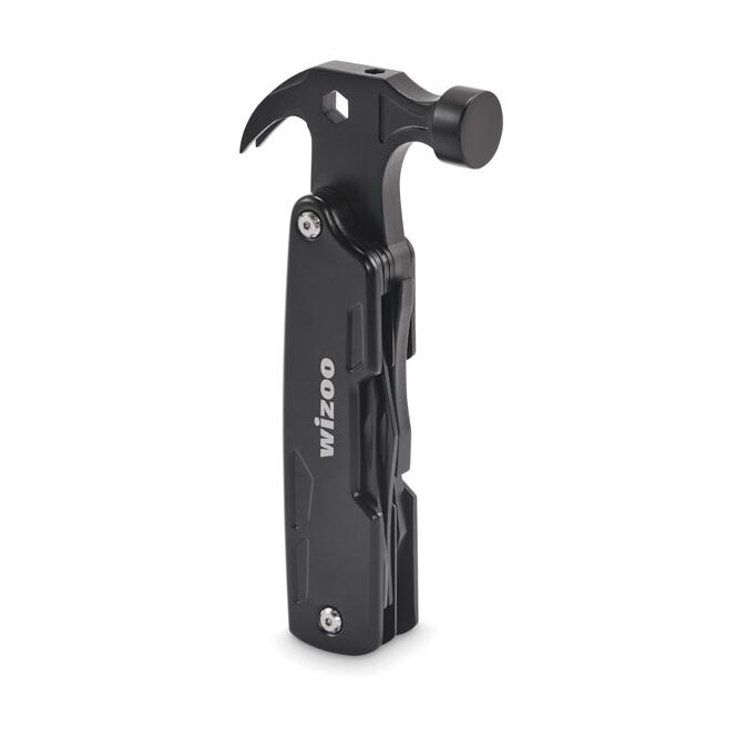 Firmengeschenk 14in1 Multitool mit Gravur – Schwarz – funktionales Werkzeugset für Handwerk und Betrieb