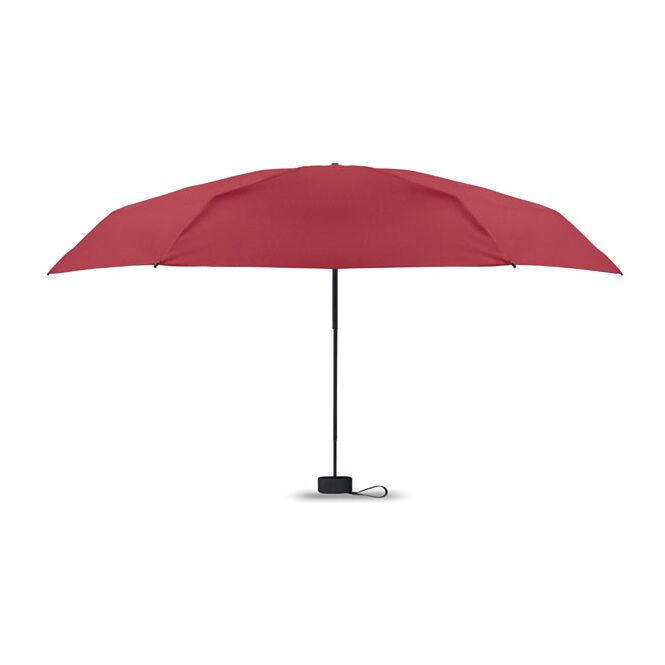 Werbeartikel Windproof Regenschirm 19 Zoll mit Logodruck – Bordeaux – kompakter Regenschutz für Firmen und Messen