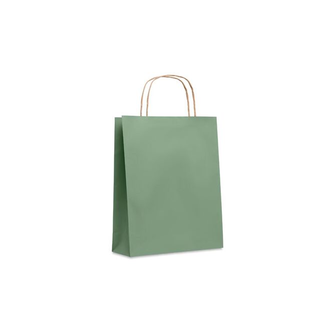 Streuartikel Papiertüte – grün – mit individuellem Logodruck 90 g/m² als elegante Geschenktüte für Firmenkunden