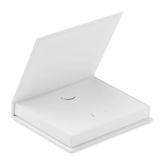 Mitarbeitergeschenk Geschenkkarten-Box – transparent – mit individuellem Werbedruck Kraftpapier 120 g/m² mit Magnetverschluss