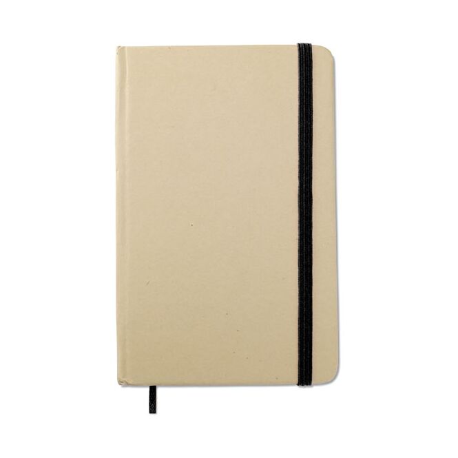 Firmengeschenk Notizbuch Evernote DIN A6 – schwarz – mit individuellem Werbedruck 96 S. Recycling-Papier nachhaltiges Journal