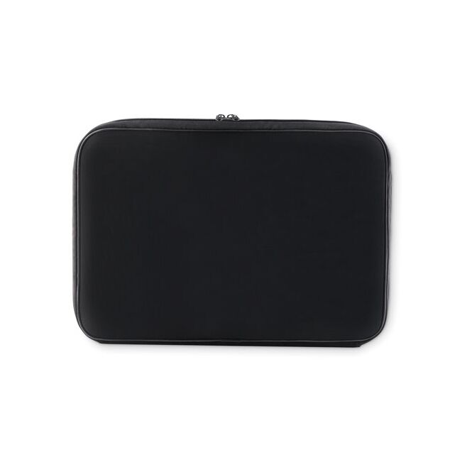 Werbeartikel 15 Zoll Laptop Tasche mit Logodruck – Schwarz – schützende Computertasche für Büro und Business