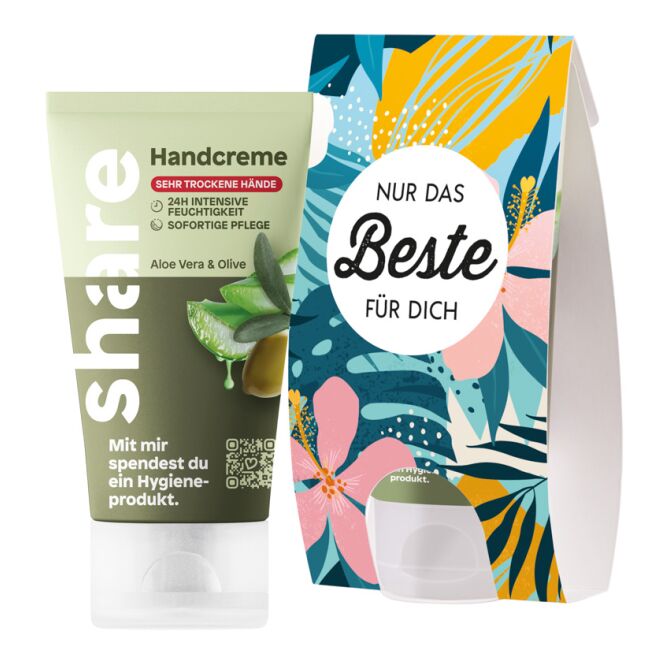 Streuartikel share Promo bag – weiß – mit Logo bedruckt als nachhaltiges Werbemittel für Messen und Events zur Kundenakquise und Bindung