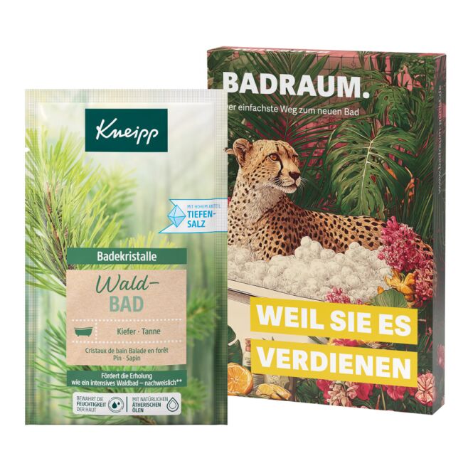 Streuartikel Promotion Case Kneipp Badekristalle – mit verschiedenen sorten – mit Logo bedruckt für Messen und Events für alle Kunden