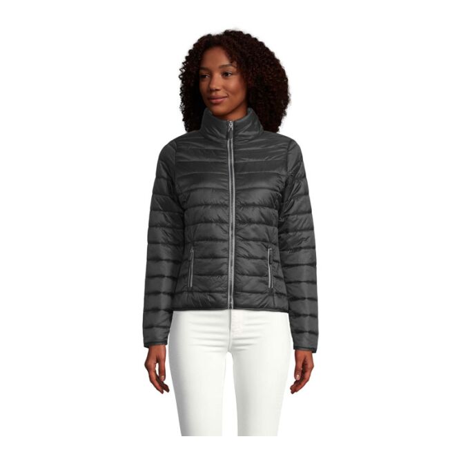 Corporate Fashion Steppjacke SOL'S RIDE – schwarz – mit hochwertigem Stick Gr. M